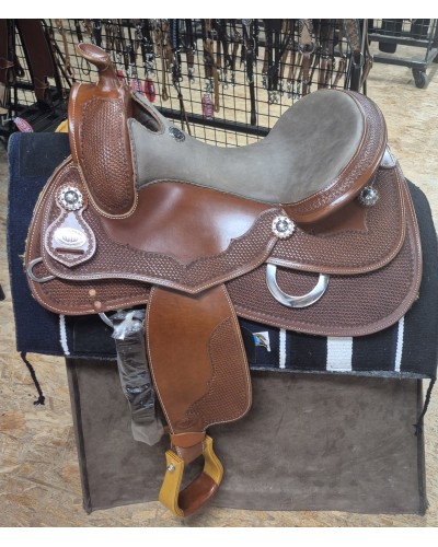 selle équitation western Hwest barrel compétition wade reining roping Pools west coast lakota denver