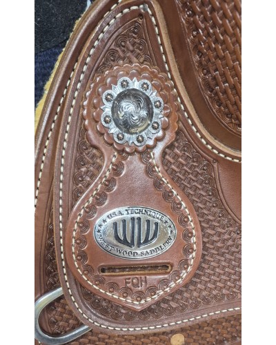 selle équitation western Hwest barrel compétition wade reining roping Pools west coast lakota denver