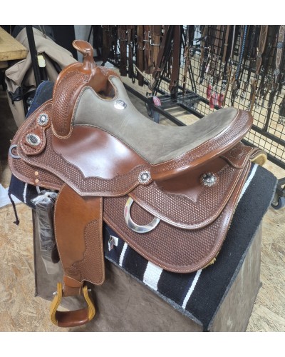 selle équitation western Hwest barrel compétition wade reining roping Pools west coast lakota denver