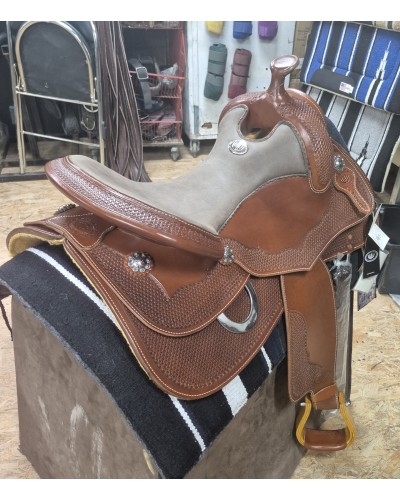selle équitation western Hwest barrel compétition wade reining roping Pools west coast lakota denver