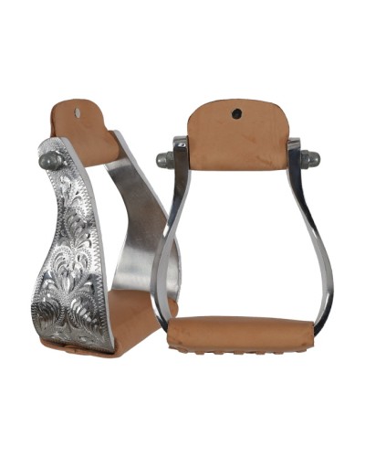 ETRIER WESTERN CHEVAL EQUITATION BOIS CUIR REWHIDE  GUETRE AMERICAINE