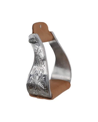 ETRIER WESTERN CHEVAL EQUITATION BOIS CUIR REWHIDE  GUETRE AMERICAINE