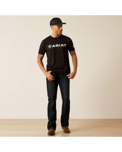 CHEMISE WESTERN AMERICAINE WRANGLER  STARS AND STRIPES TEE SHIRT ARIAT