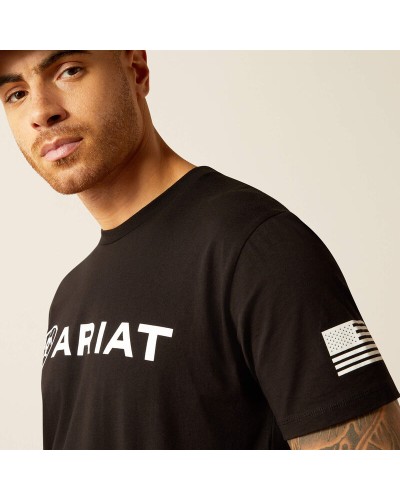 CHEMISE WESTERN AMERICAINE WRANGLER  STARS AND STRIPES TEE SHIRT ARIAT