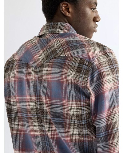 CHEMISE WESTERN AMERICAINE WRANGLER JACK DANIELS STARS AND STRIPES