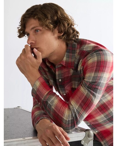 CHEMISE WESTERN AMERICAINE WRANGLER JACK DANIELS STARS AND STRIPES