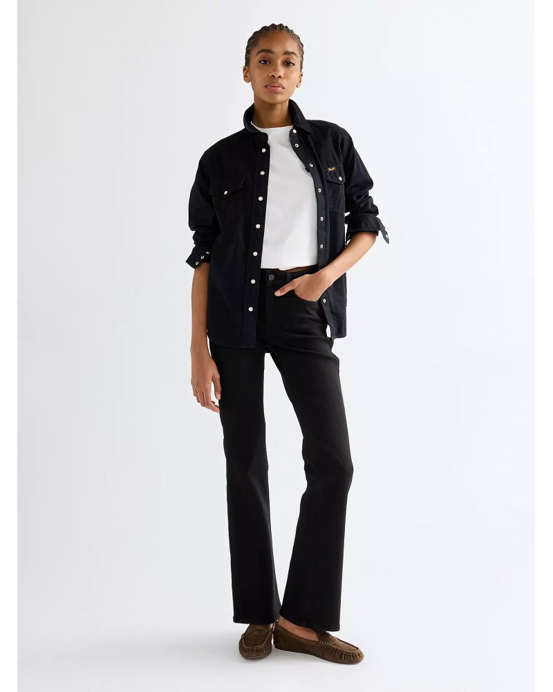 jeans wrangler femme travail denim equitation western