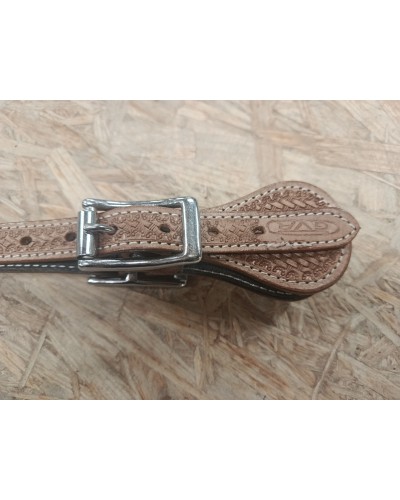 eperon western equitation cheval randonnee pools lanière courroie usa spur straps