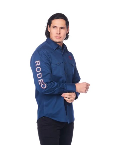 CHEMISE WESTERN AMERICAINE WRANGLER ARIAT STARS AND STRIPES RODEO CLOTHING