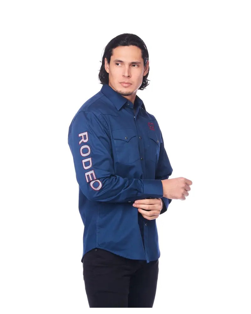 CHEMISE WESTERN AMERICAINE WRANGLER ARIAT STARS AND STRIPES RODEO CLOTHING