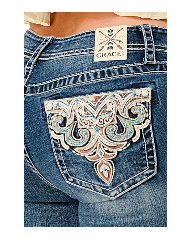 JEANS ARIAT GRACE IN LA CONFORTABLE DURABLE EQUITAION WESTERN