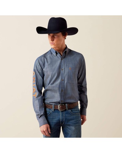 CHEMISE WESTERN AMERICAINE WRANGLER  STARS AND STRIPES ARIAT