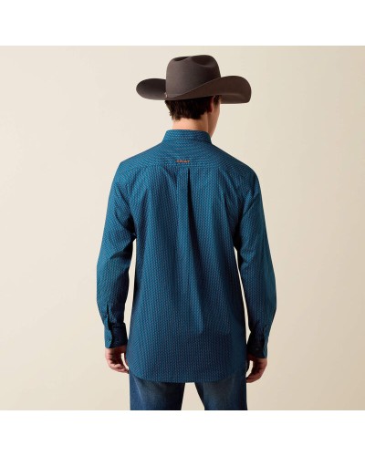 CHEMISE WESTERN AMERICAINE WRANGLER ARIAT STARS AND STRIPES