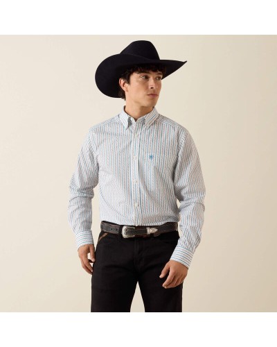 CHEMISE WESTERN AMERICAINE WRANGLER ARIAT STARS AND STRIPES