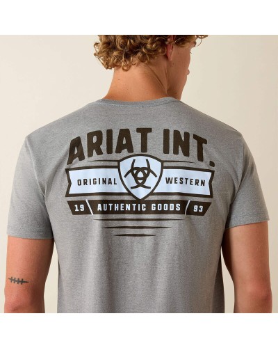 TEE SHIRT CHEMISE WESTERN AMERICAINE WRANGLER ARIAT STARS AND STRIPES