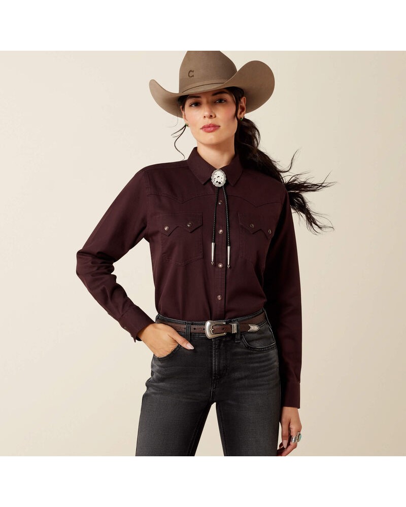 CHEMISE WESTERN AMERICAINE WRANGLER ARIAT  STARS AND STRIPES