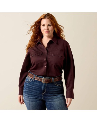 CHEMISE WESTERN AMERICAINE WRANGLER ARIAT  STARS AND STRIPES