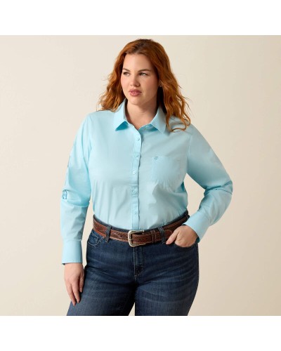 CHEMISE WESTERN AMERICAINE WRANGLER ARIAT  STARS AND STRIPES
