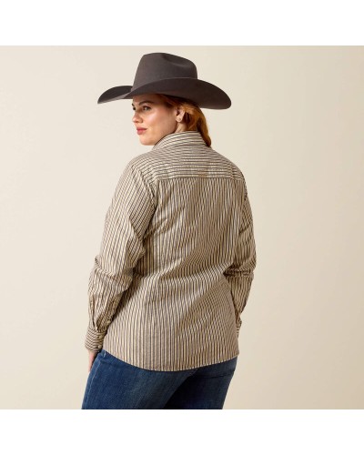 CHEMISE WESTERN AMERICAINE WRANGLER ARIAT STARS AND STRIPES