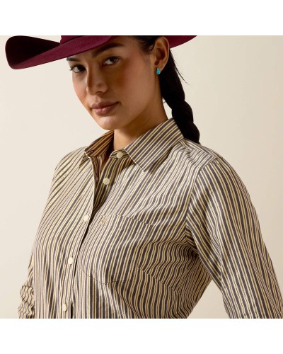 CHEMISE WESTERN AMERICAINE WRANGLER ARIAT STARS AND STRIPES