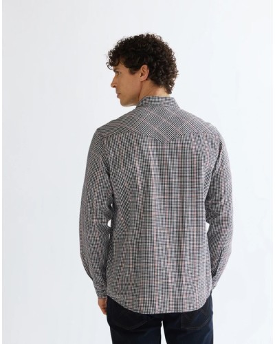 CHEMISE WESTERN AMERICAINE WRANGLER JACK DANIELS STARS AND STRIPES