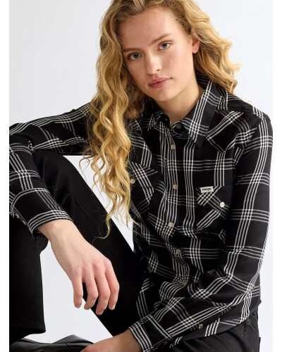 CHEMISE WESTERN AMERICAINE WRANGLER JACK DANIELS STARS AND STRIPES