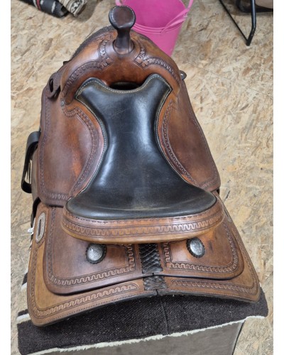 SELLE WESTERN OCCASION EQUITATION AMERICAINE USA CONTINENTAL