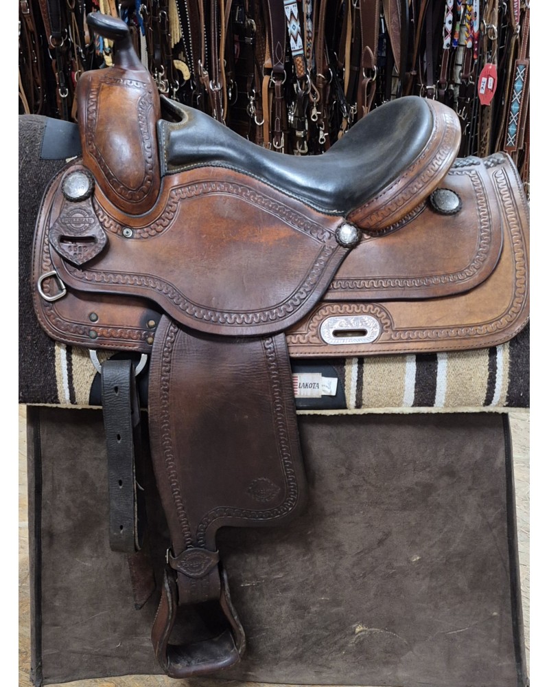 SELLE WESTERN OCCASION EQUITATION AMERICAINE USA CONTINENTAL
