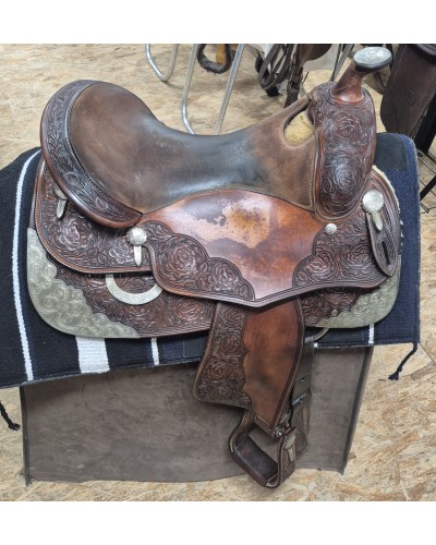 SELLE WESTERN OCCASION EQUITATION AMERICAINE USA CONTINENTAL