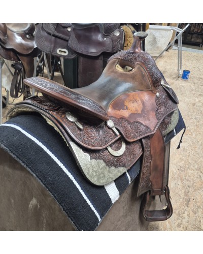 SELLE WESTERN OCCASION EQUITATION AMERICAINE USA CONTINENTAL