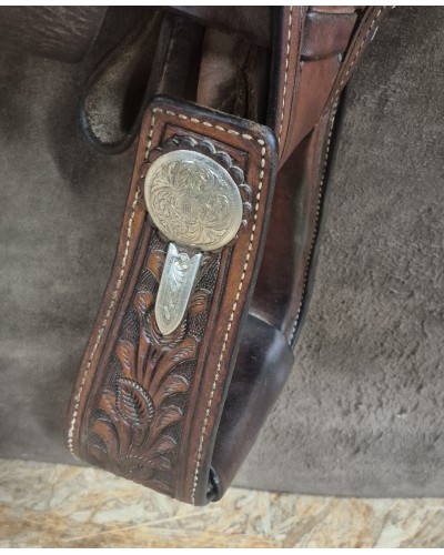 SELLE WESTERN OCCASION EQUITATION AMERICAINE USA CONTINENTAL
