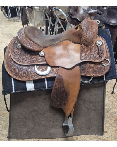 SELLE WESTERN OCCASION EQUITATION AMERICAINE USA CONTINENTAL