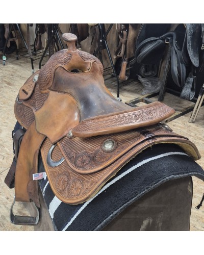 SELLE WESTERN OCCASION EQUITATION AMERICAINE USA CONTINENTAL