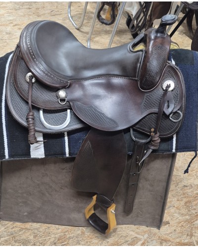 SELLE WESTERN OCCASION EQUITATION AMERICAINE USA CONTINENTAL