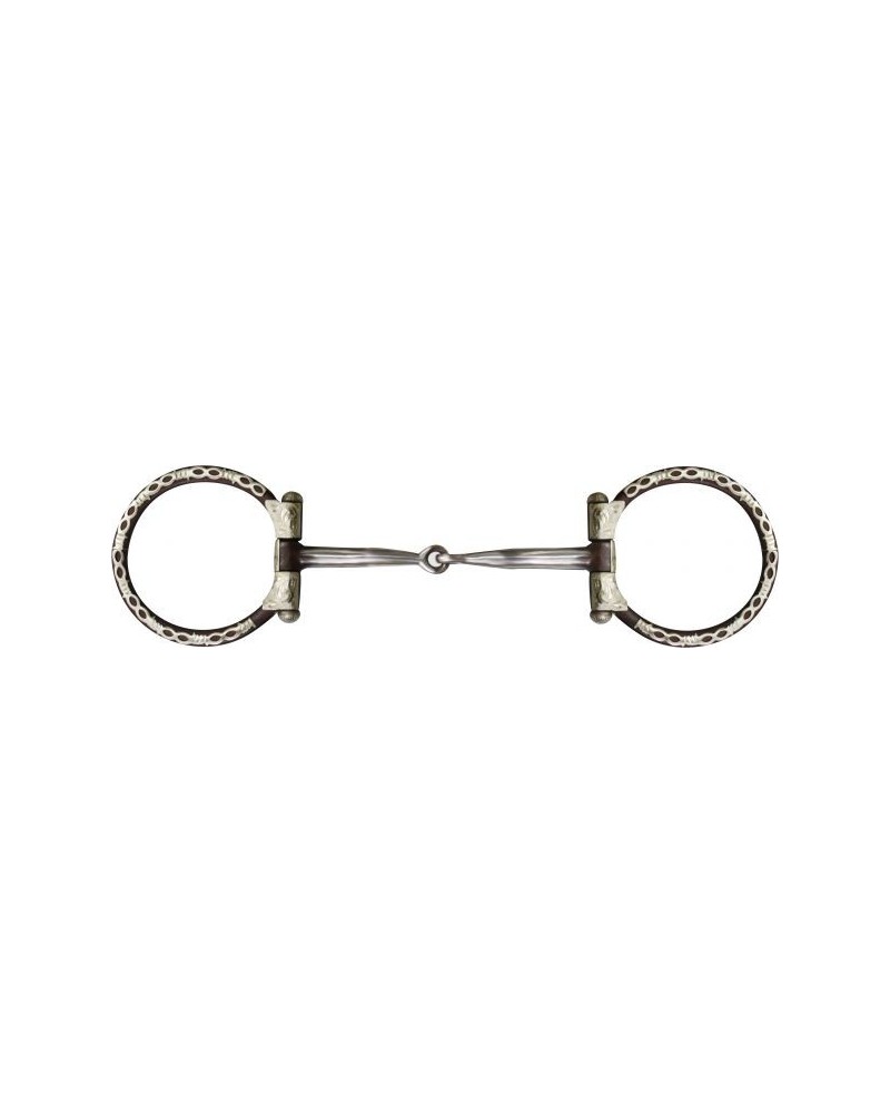 14,5: Morsure De Chariot Articulé Avec Embout De 14 Mm Et Tiges En Acier Inoxydable 2 Anneaux 55016866