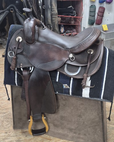SELLE WESTERN OCCASION EQUITATION AMERICAINE USA CONTINENTAL