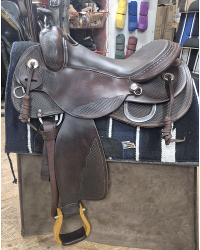 SELLE WESTERN OCCASION EQUITATION AMERICAINE USA CONTINENTAL
