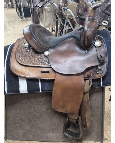 SELLE WESTERN OCCASION EQUITATION AMERICAINE USA CONTINENTAL