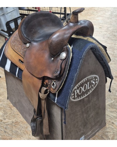 SELLE WESTERN OCCASION EQUITATION AMERICAINE USA CONTINENTAL