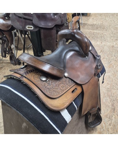 SELLE WESTERN OCCASION EQUITATION AMERICAINE USA CONTINENTAL