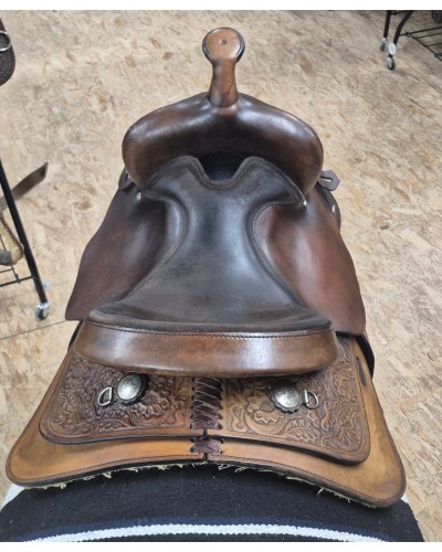 SELLE WESTERN OCCASION EQUITATION AMERICAINE USA CONTINENTAL