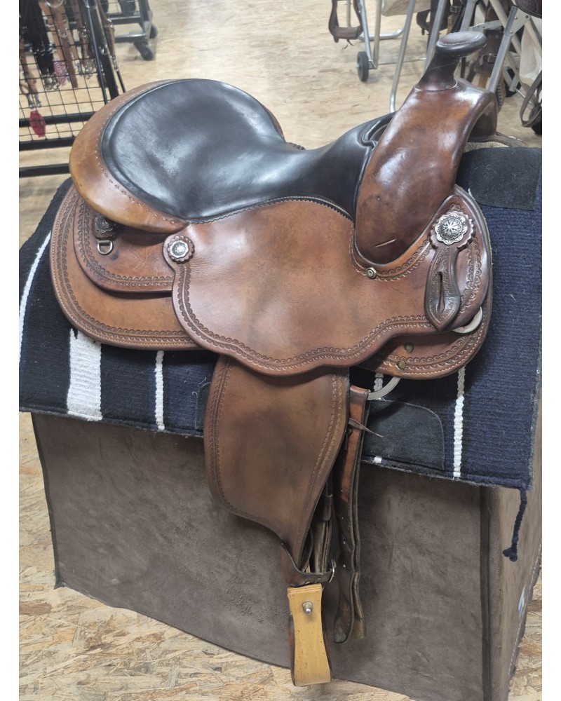 SELLE WESTERN OCCASION EQUITATION AMERICAINE USA CONTINENTAL