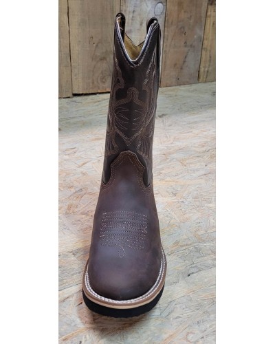 BOTTE TRAVAIL WESTERN EQUITATION AMERICAINE  ARIAT LAS TRANKAS ESTABLO STARS AND STRIPES