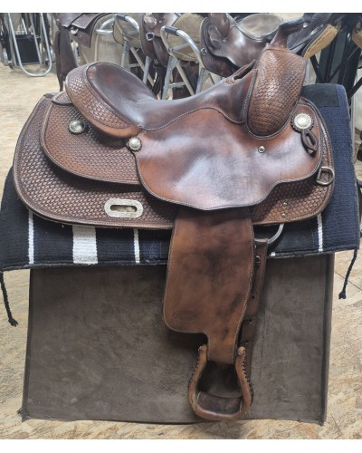 SELLE WESTERN OCCASION EQUITATION AMERICAINE USA CONTINENTAL