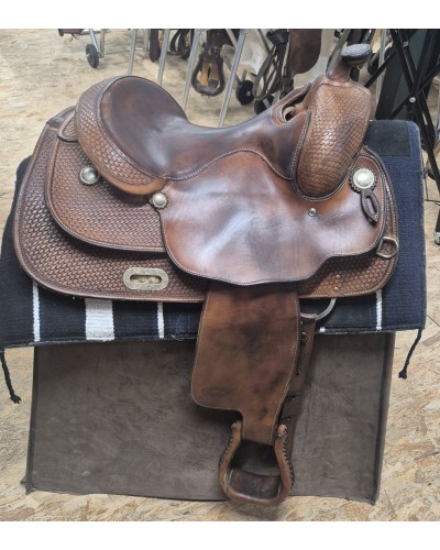 SELLE WESTERN OCCASION EQUITATION AMERICAINE USA CONTINENTAL