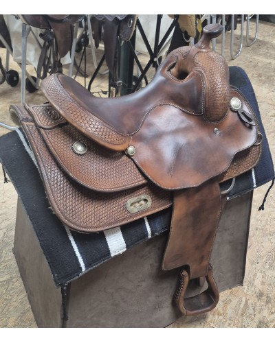 SELLE WESTERN OCCASION EQUITATION AMERICAINE USA CONTINENTAL