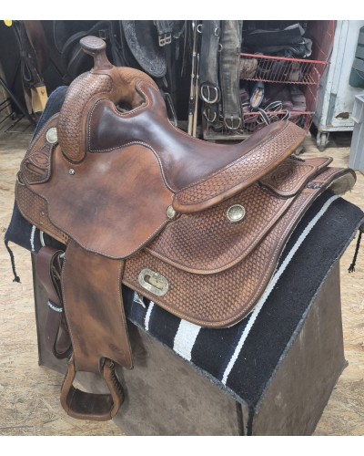 SELLE WESTERN OCCASION EQUITATION AMERICAINE USA CONTINENTAL