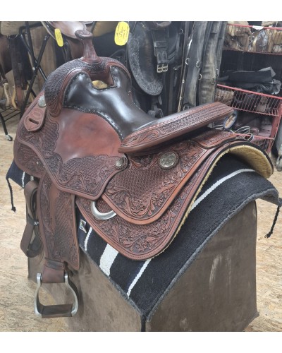 SELLE WESTERN OCCASION EQUITATION AMERICAINE USA CONTINENTAL