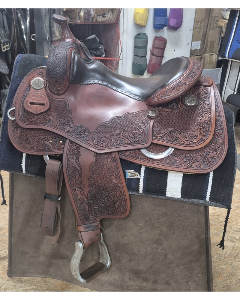 SELLE WESTERN OCCASION EQUITATION AMERICAINE USA CONTINENTAL