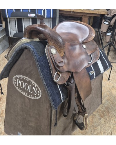 SELLE WESTERN OCCASION EQUITATION AMERICAINE USA CONTINENTAL